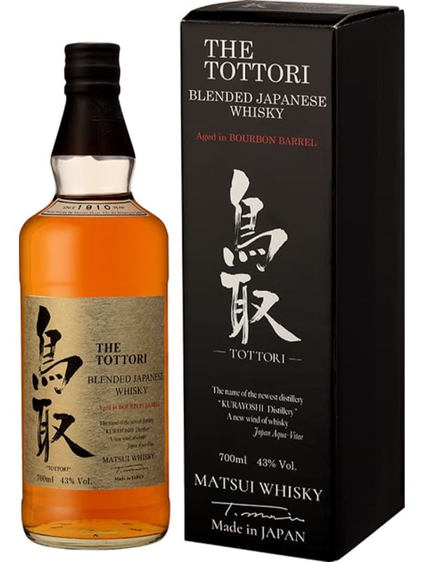 Віскі Тотторі, Бурбон Баррел / Tottori, Bourbon Barell, Matsui Distillery, 43%, 0.7л