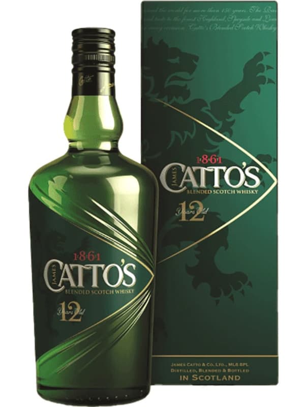 Віскі Катто'с, Делюкс / Catto's, Deluxe, 12 років, 40%, 0.7л
