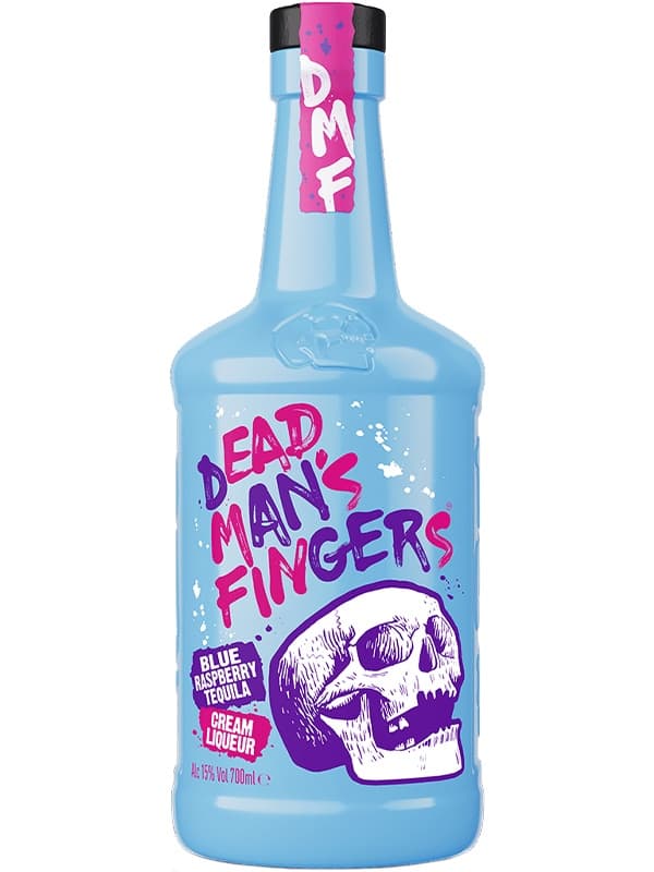 Лікер на основі текіли Дед Менс Фінгерс (ДМФ), Блакитна Малина & Крем / Dead Man’s Fingers (DMF), Blue Raspberry Tequila Cream Liqueur, 15%, 0.7л