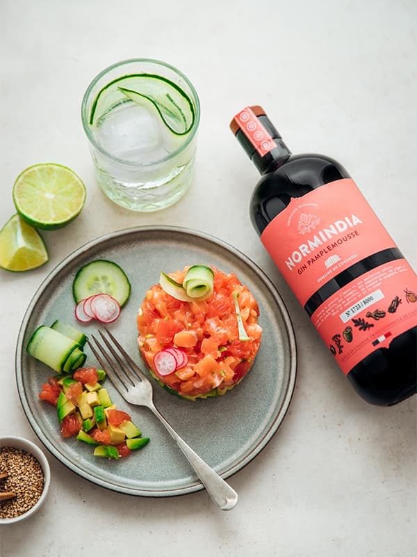 Джин Норміндіа, Грейпфрут / Normindia, Grapefruit, Coquerel, 41.4%, 0.7л