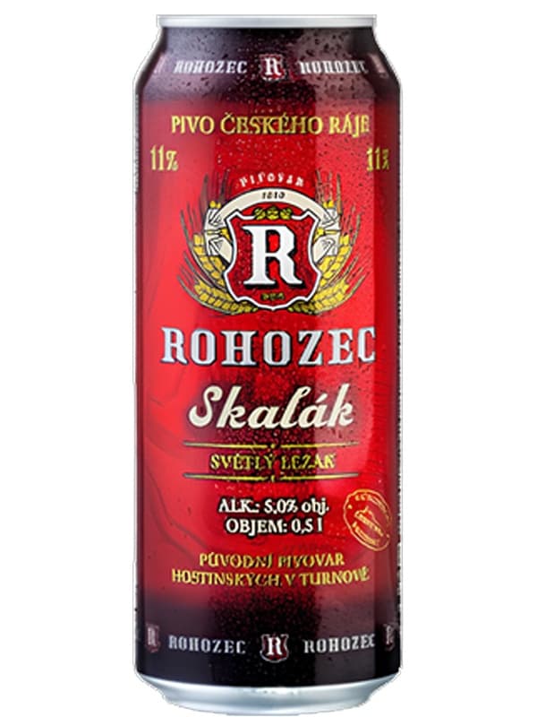 Пиво Рогожец, Лайт Лагер / Rohozec, Light Lager, з/б, 4.8%, 0.5л