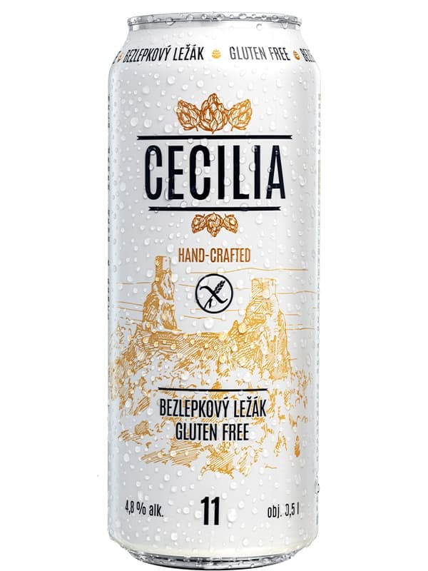 Пиво Рогожец, Сесілія Глютен Фрі / Rohozec, Cecilia Gluten Free, з/б, 4.8%, 0.5л