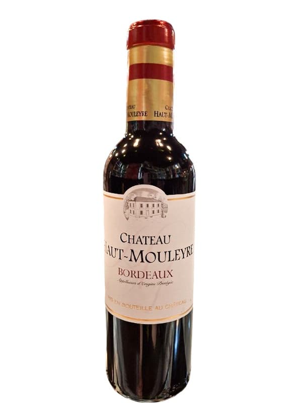 Вино Шато О-Мулер, Бордо Руж / Chateau Haut-Mouleyre, Bordeaux Rouge, червоне сухе 0.375л
