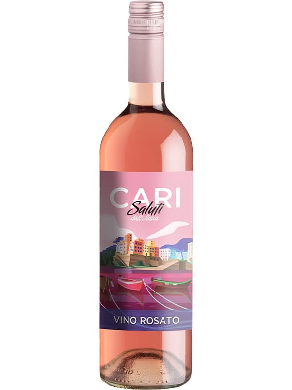 Вино Карі Салуті, Росато д'Італія / Cari Saluti, Rosato d'Italia, рожеве сухе 0.75л