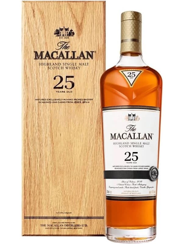 Віскі Макаллан, Шеррі Оак / The Macallan, Sherry Oak, 25 років, 43%, 0.7л
