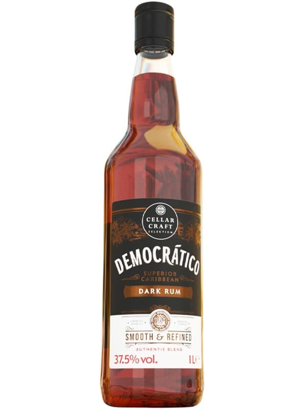 Ром Демократіко, Дарк / Democratico, Dark, 37.5%, 1л