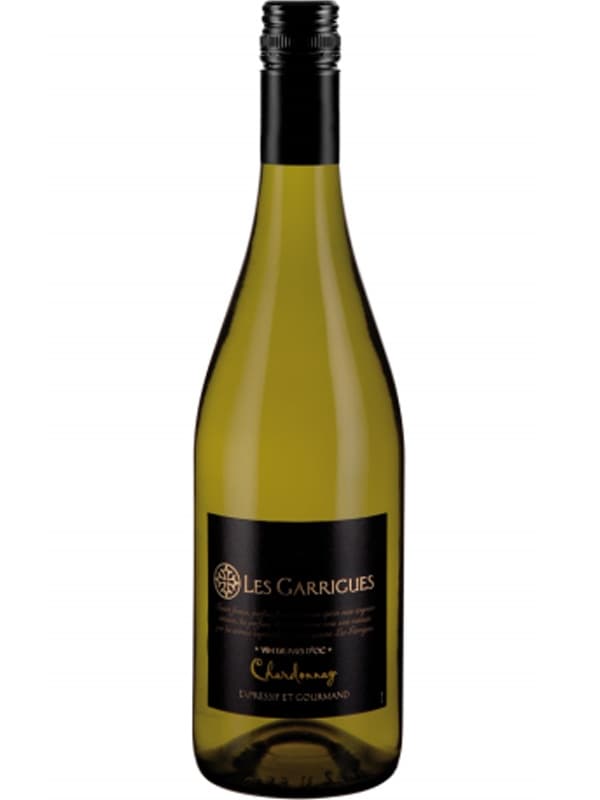 Вино Ле Гарріг, Шардоне / Les Garrigues, Chardonnay, біле сухе 0.75л