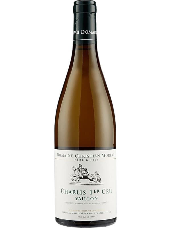 Вино Шаблі Прем'єр Крю "Вайон", Домен Крістіан Моро / Chablis 1-er Cru "Vaillon", Domaine Christian Moreau, біле сухе 0.75л
