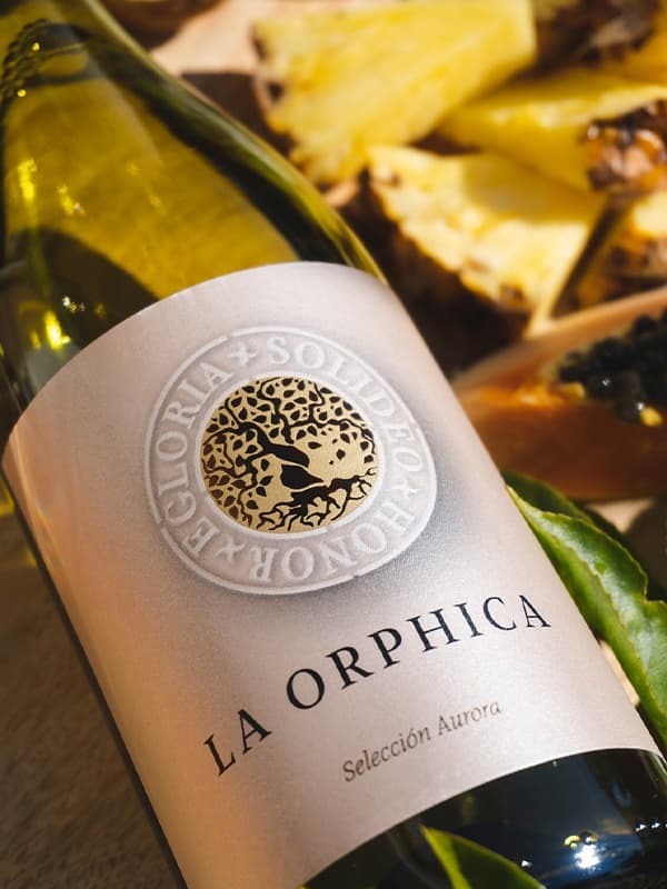 Вино Ла Орфіка, Селесьон Аурора / La Orphica, Seleccion Aurora, Bodegas Trenza, біле напівсухе 0.75л