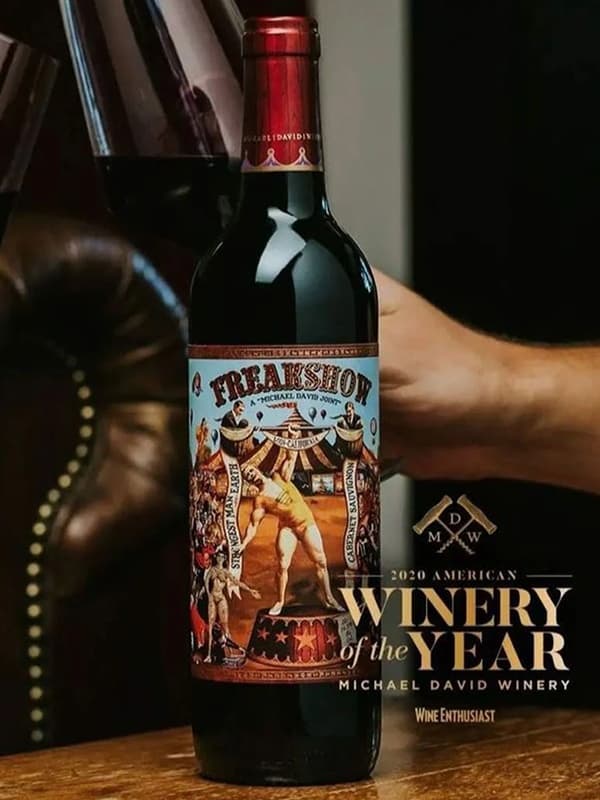 Вино Фрікшоу, Каберне Совіньон / Freakshow, Cabernet Sauvignon, Michael David, червоне сухе 0.75л