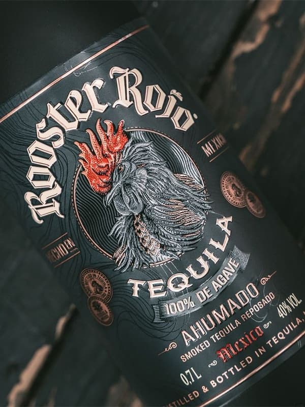Текіла Рустер Рохо, Ахумадо / Rooster Rojo, Ahumado, 40%, 0.7л