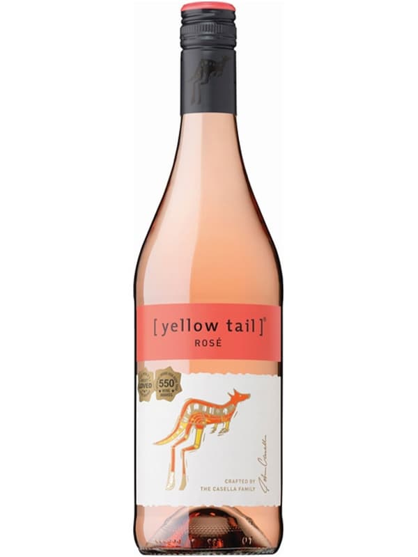 Вино Розе / Rose, Yellow Tail, рожеве сухе 0.75л