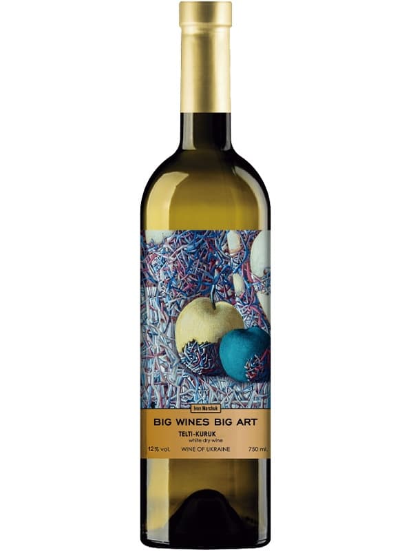 Вино Біг Арт, Тельті-Курук / Big Art, Telti-Kuruk, Big Wines, біле сухе 0.75л