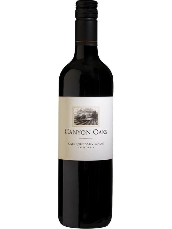 Вино Каберне Совіньйон, Каньйон Оукс / Cabernet Sauvignon, Canyon Oaks, червоне сухе 0.75л