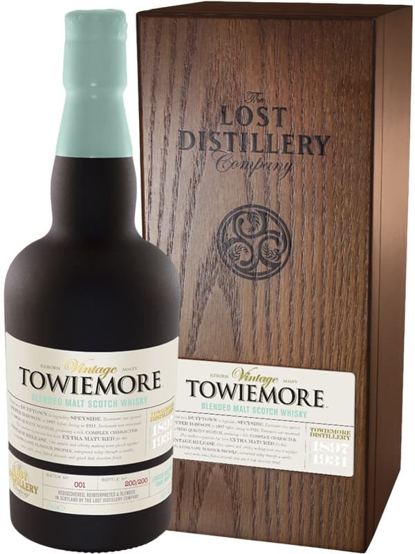 Віскі Товімор, Вінтаж Селекшн / Towiemore, Vintage Selection, The Lost Distillery, 46%, 0.7л
