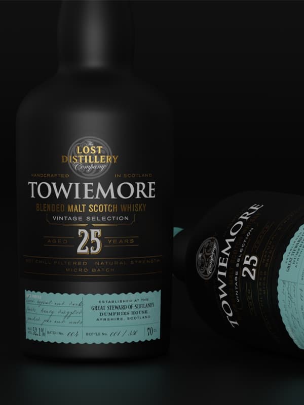 Віскі Товімор, Вінтаж Селекшн / Towiemore, Vintage Selection, The Lost Distillery, 25 років, 52.1%, 0.7л