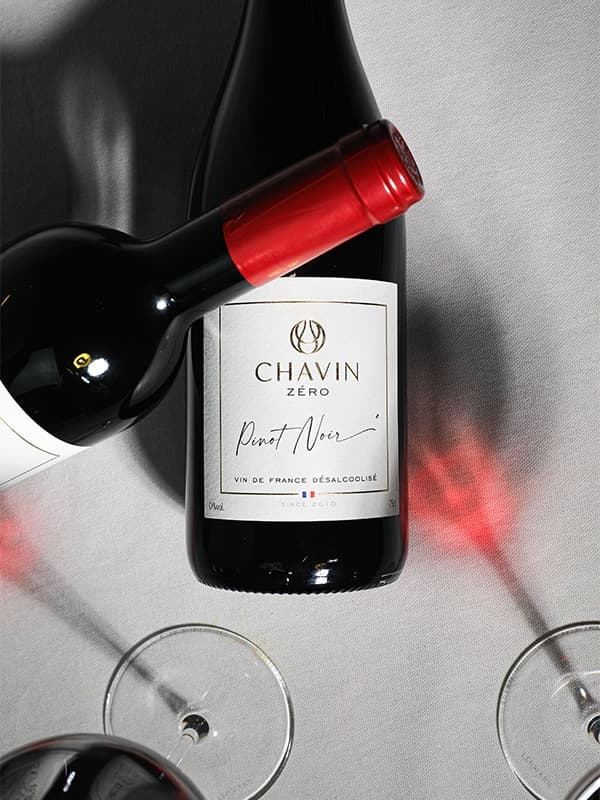 Безалкогольне вино Шавін Зеро, Піно Нуар / Chavin Zero, Pinot Noir, Domaines Pierre Chavin, червоне 0.75л