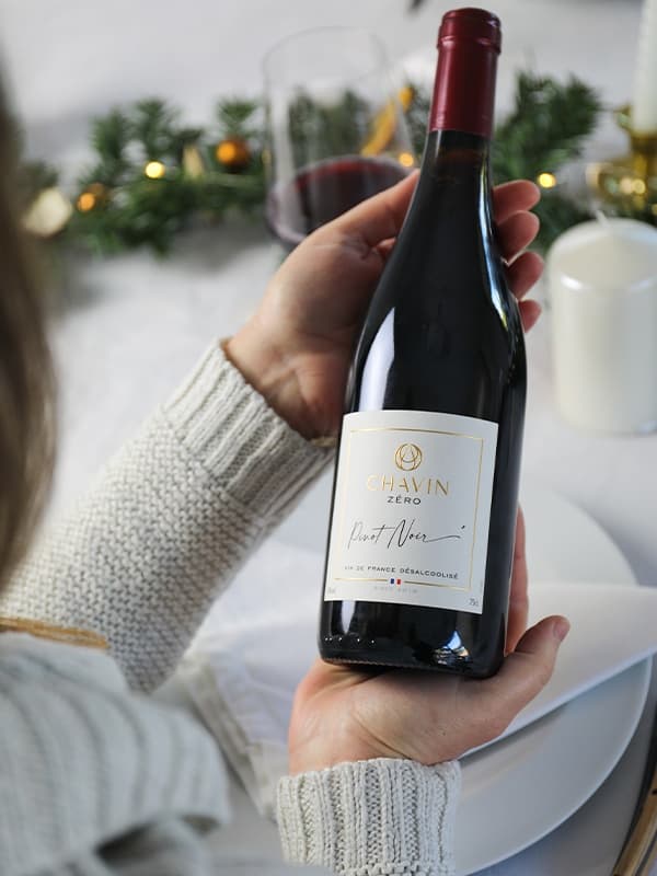 Безалкогольне вино Шавін Зеро, Піно Нуар / Chavin Zero, Pinot Noir, Domaines Pierre Chavin, червоне 0.75л