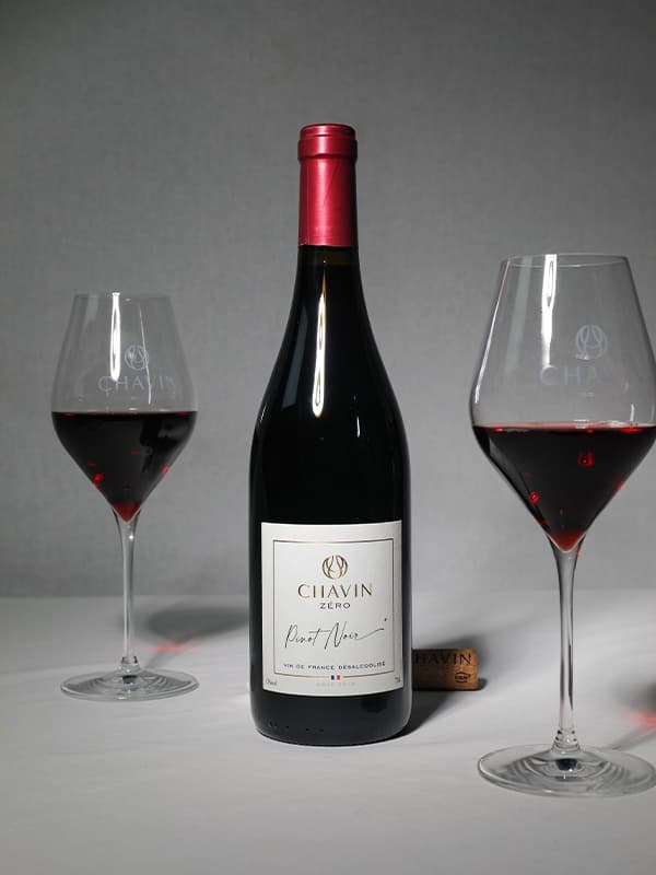 Безалкогольне вино Шавін Зеро, Піно Нуар / Chavin Zero, Pinot Noir, Domaines Pierre Chavin, червоне 0.75л