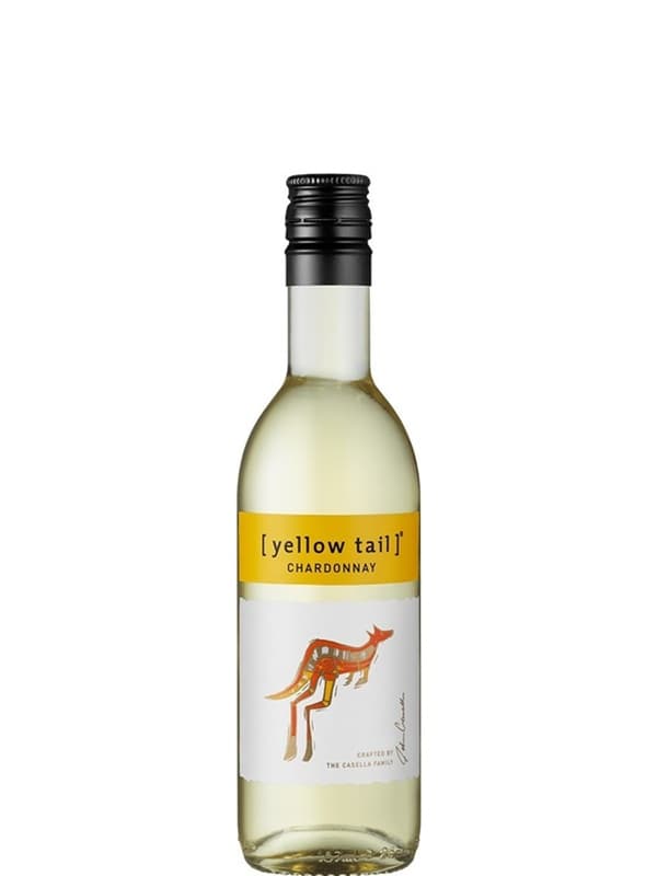 Вино Шардоне / Chardonnay, Yellow Tail, біле сухе 0.187л