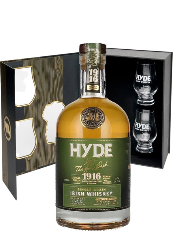 Віскі Хайд №3, Сінгл Грейн / Hyde №3, Single Grain, Limited Edition, 46%, 0.7л + 2 келиха