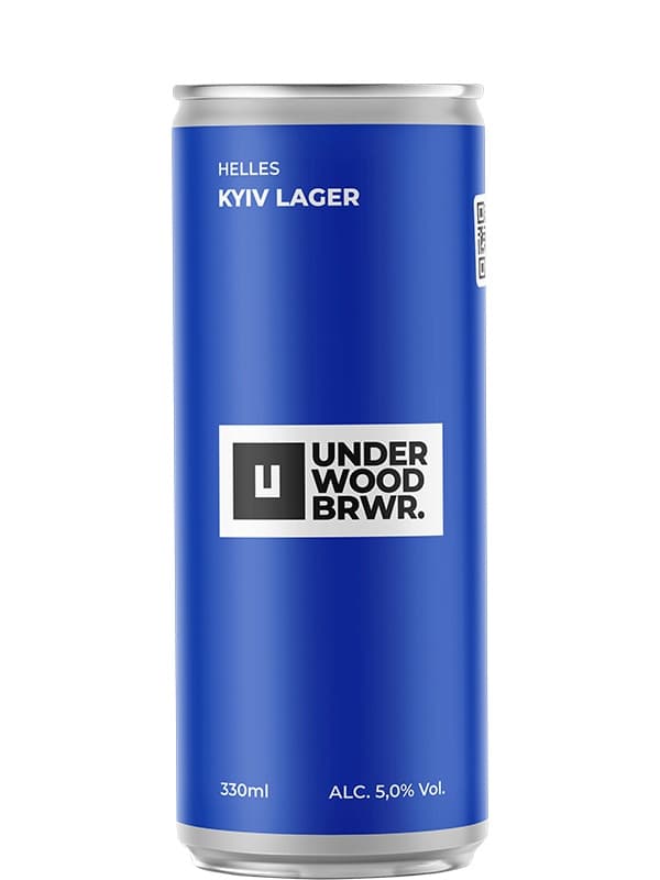 Пиво Київ Лагер / Kyiv Lager, Underwood Brewery, з/б, 5%, 0.33л