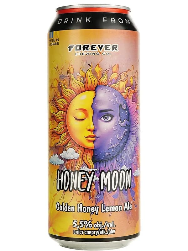 Пиво Хані Мун, Форевер / Honey Moon, Forever, Volynski Browar, з/б, 5.5%, 0.5л