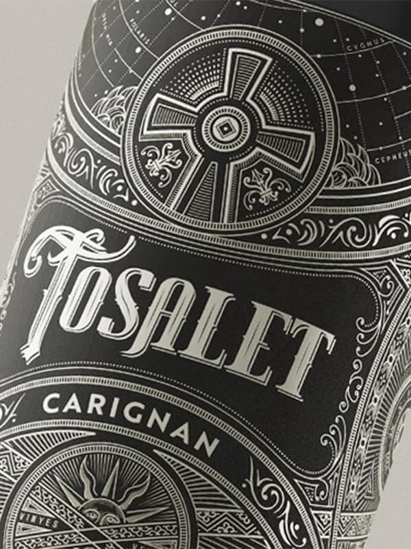 Вино Тосалет, Каріньян Вініес Веллес / Tosalet, Carignan Vinyes Velles, червоне сухе 0.75л