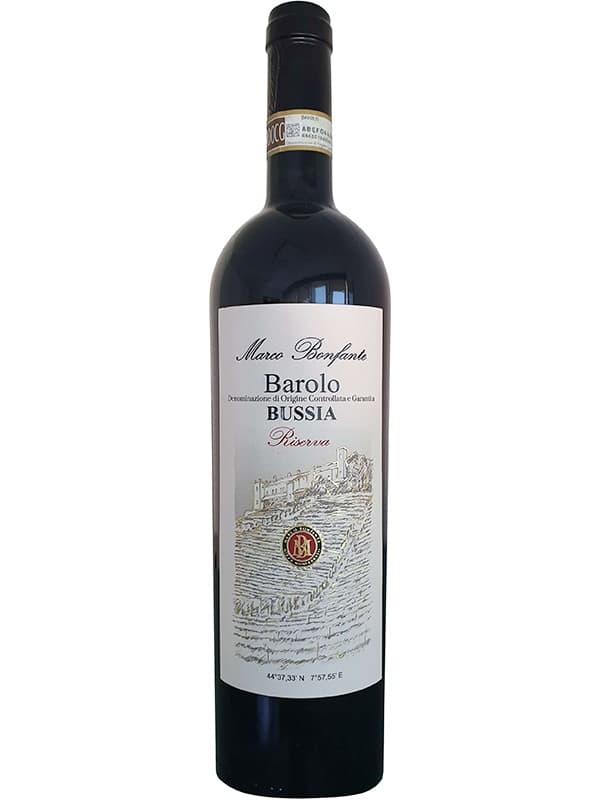 Вино Марко Бонфанте, Буссія Бароло / Marco Bonfante, Bussia Barolo, червоне сухе 0.75л