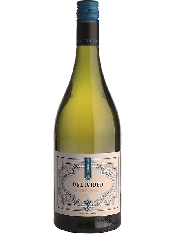 Вино Андивайдід, Шардоне / Undivided, Chardonnay, біле сухе 0.75л