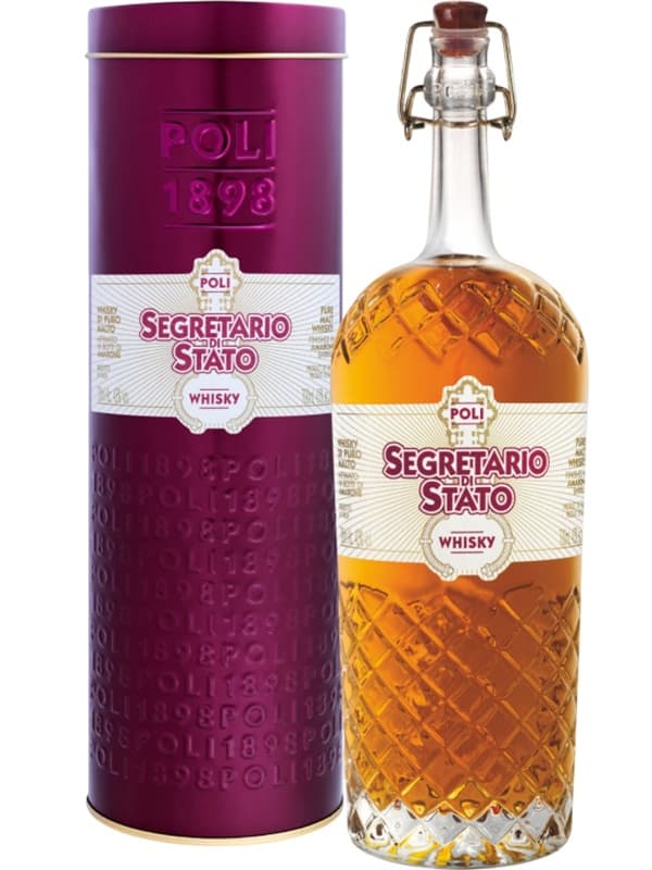 Віскі Полі Сегретаріо Ді Стато, Пур Молт / Poli Segretario di Stato, Pure Malt, 43%, 0.7л