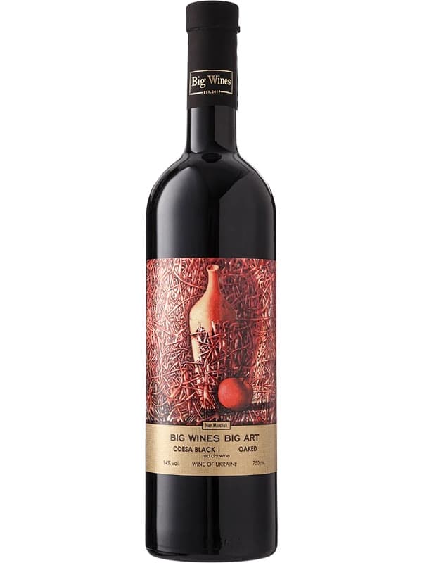 Вино Біг Арт, Одеське Чорне / Big Art, Odesa Black, Big Wines, червоне сухе 0.75л