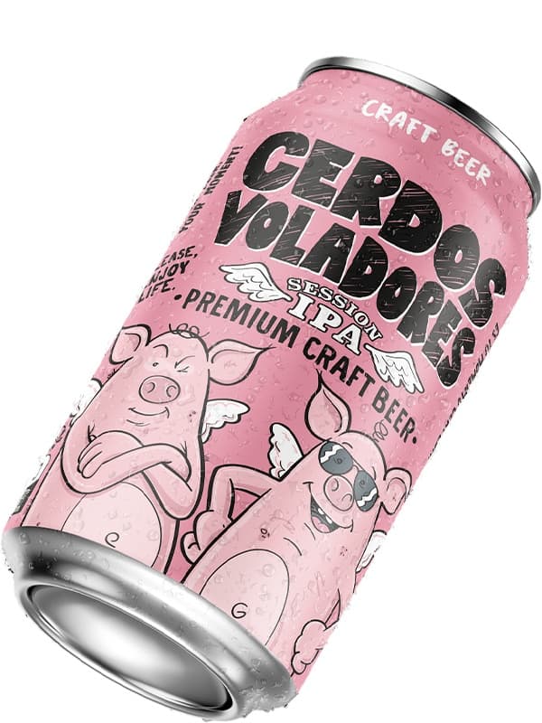 Пиво Сердос Воладорес, Сейшн ІПА / Cerdos Voladores, Session IPA, Barcelona Beer, з/б, 4%, 0.33л