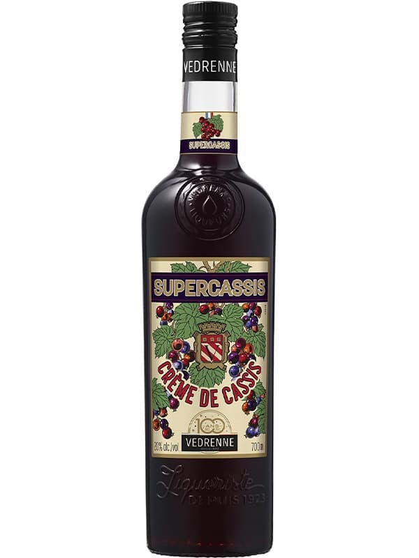 Лікер Крем де Кассіс / Creme de Cassis, Supercassis, Vedrenne, 20%, 0.7л