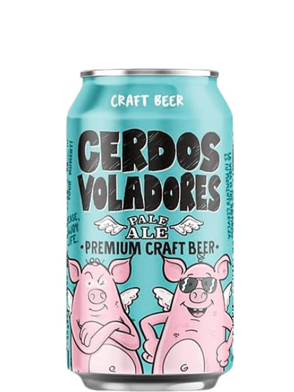 Пиво Сердос Воладорес, Пейл Ель / Cerdos Voladores, Pale Ale, Barcelona Beer, з/б, 6%, 0.33л
