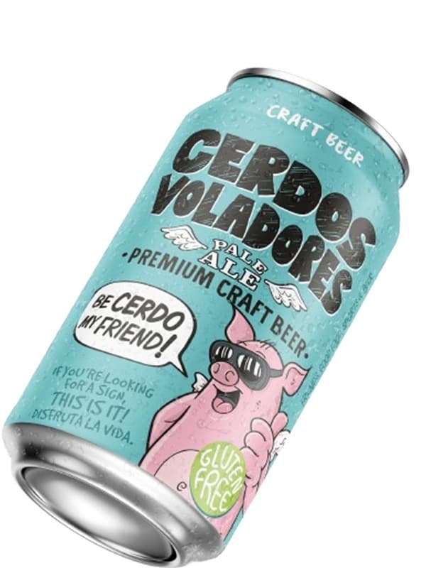 Пиво Сердос Воладорес, Пейл Ель / Cerdos Voladores, Pale Ale, Barcelona Beer, з/б, 6%, 0.33л