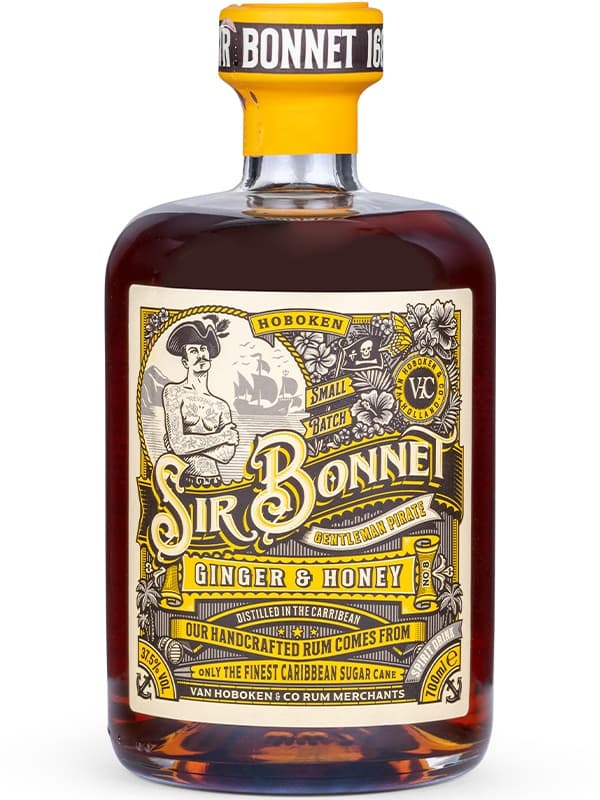 Ромовий напій Сір Боннет, Імбир та Мед / Sir Bonnet, Ginger & Honey, 37.5%, 0.7л