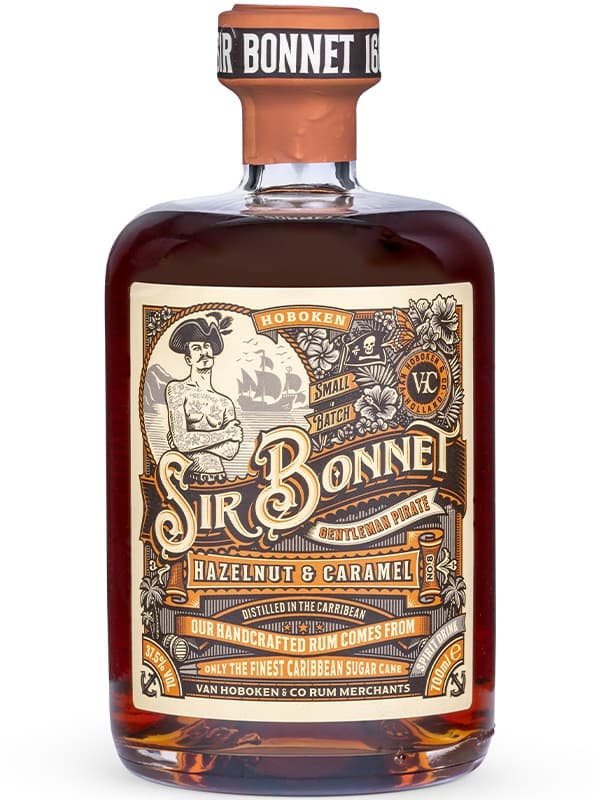 Ромовий напій Сір Боннет, Фундук та Карамель / Sir Bonnet, Hazelnut & Caramel, 37.5%, 0.7л