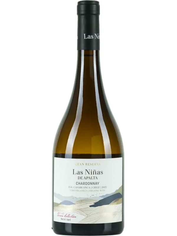 Вино Лас Ніньяс, де Апальта Гран Резерва Шардоне / Las Ninas, de Apalta Gran Reserva Chardonnay, біле сухе 0.75л