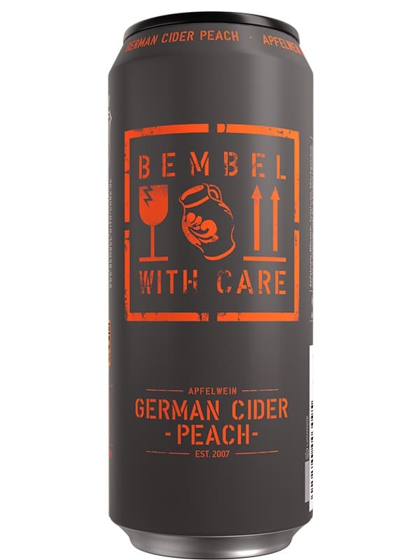 Напій на основі сидру Апфельвайн Піч / Apfelwein Peach, Bembel With Care, з/б, 3.6%, 0.5л