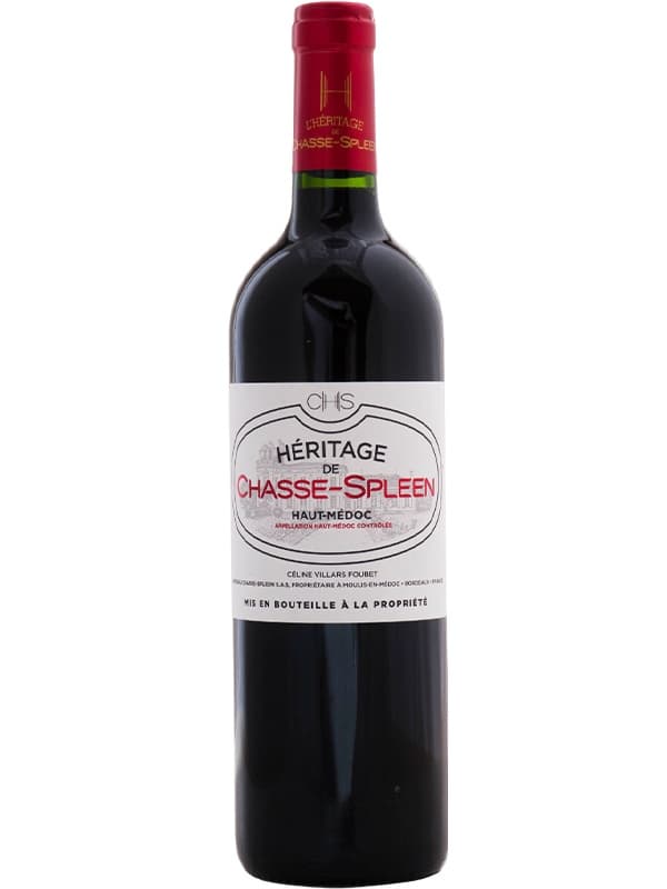 Вино Л'Ерітаж де Шасс-Сплін, О-Медок / L'Heritage de Chasse-Spleen, Haut-Medoc, червоне сухе 0.75л