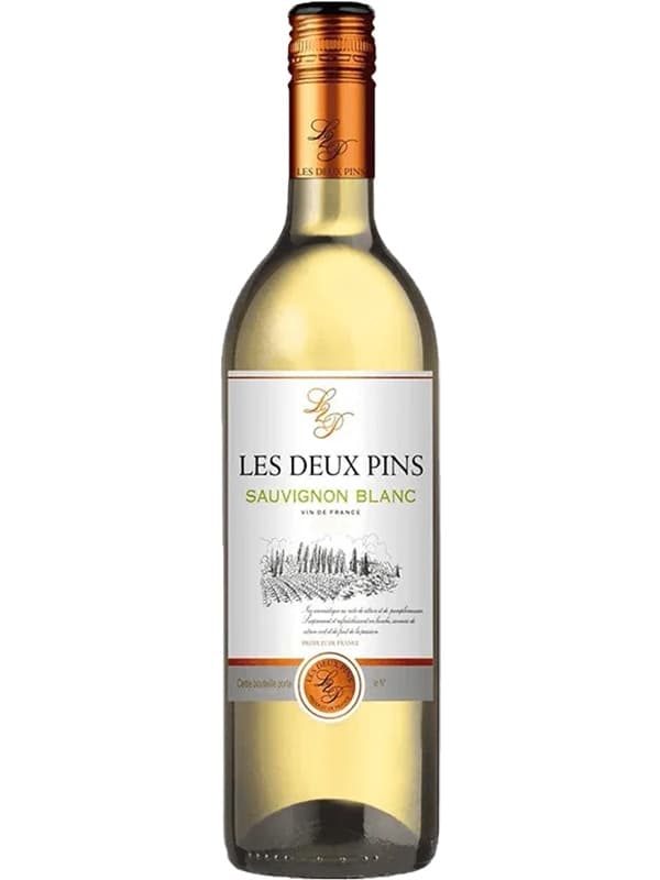 Вино Ле Дьо Пен, Совіньйон Блан / Les Deux Pins, Sauvignon Blanc, біле сухе 0.75л