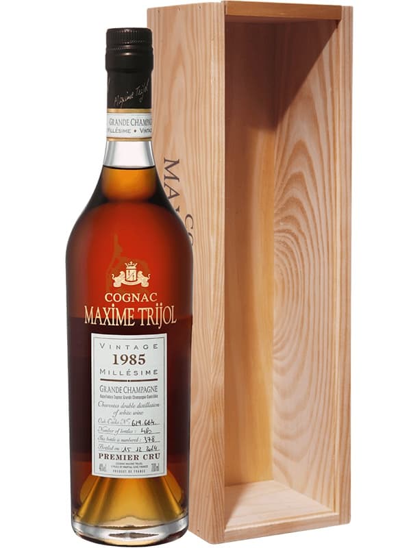 Коньяк Максим Тріжоль, Гранд Шампань / Maxime Trijol, Grande Champagne, 1985 рік, 40%, 0.7л
