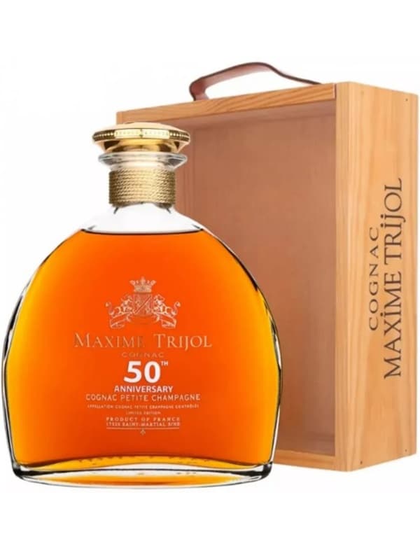 Коньяк Максим Тріжоль, Пті Шампань / Maxime Trijol, Petite Champagne, 50 років, 40%, 0.7л