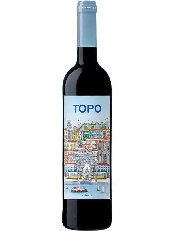 Вино Топо, Тінто / Topo, Tinto, Casa Santos Lima, червоне сухе 0.75л