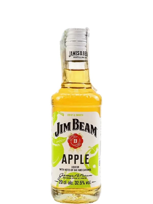 Лікер на основі бурбону Джим Бім, Еппл / Jim Beam, Apple, 32.5%, 0.2л