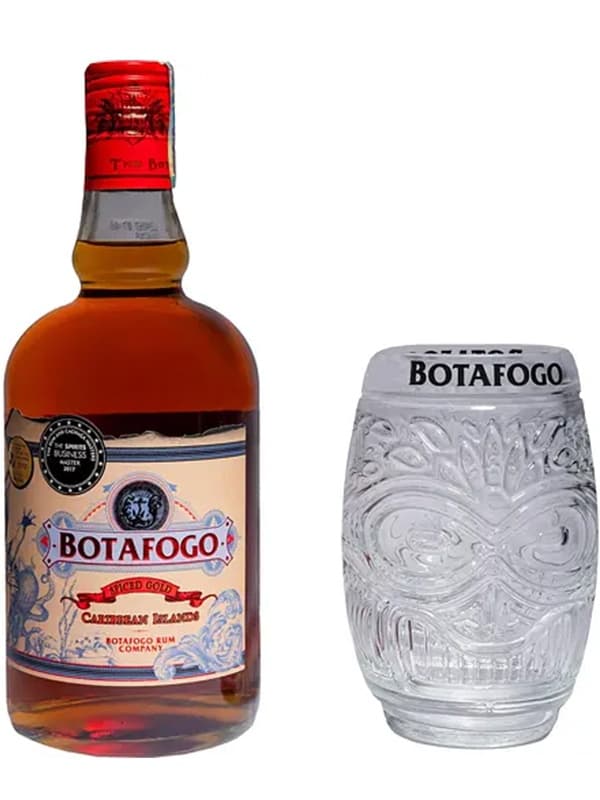 Ром Botafogo Spiced 40%, 0.7 л + склянка в подарунковій упаковці