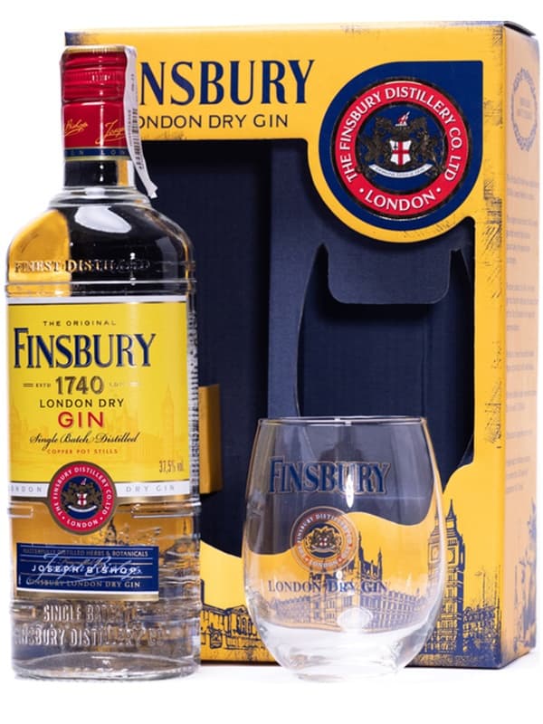 Джин Фінсбері / Finsbury, 37.5%, 0.7л + склянка