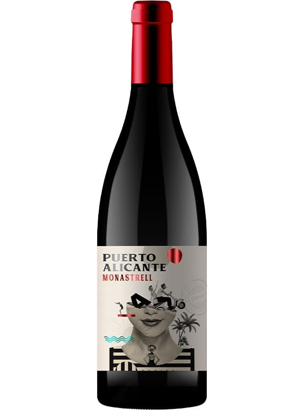 Вино Пуерто Аліканте, Монастрель / Puerto Alicante, Monastrell, Vincente Gandia, червоне сухе 0.75л
