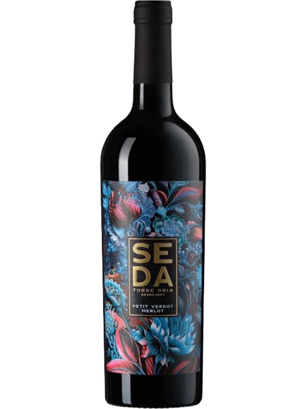 Вино Седа, Пті Вердо-Мерло / Seda, Petit Verdot-Merlot, Torre Oria, червоне сухе 0.75л